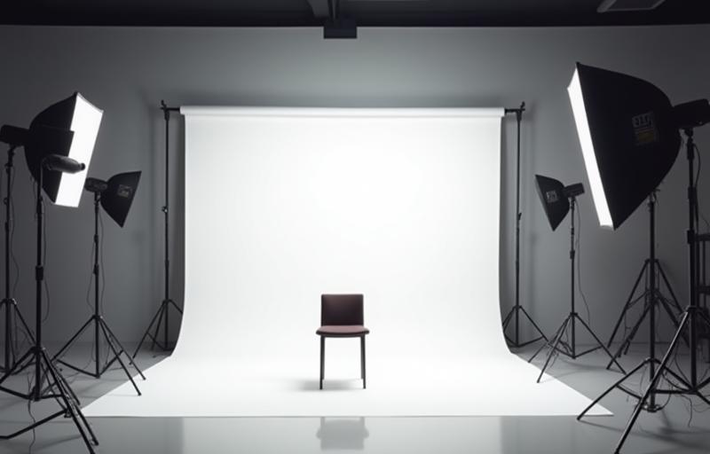 Photo of Studio Beta showing a portrait setup.